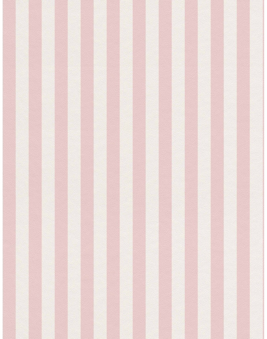 Tapeta prúžkovaná 289045 - ružová a biela